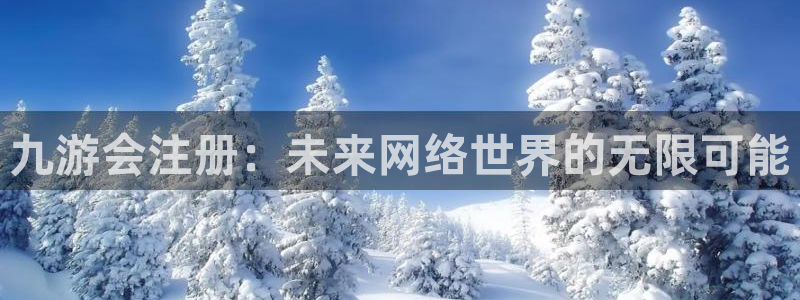 彩神3代理：九游会注册：未来网络世界的无限可能
