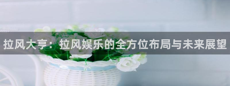 彩神体育凯捷登陆：拉风大亨：拉风娱乐的全方位布局与未来展望