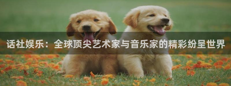 彩神官网入口：话社娱乐：全球顶尖艺术家与音乐家的精彩纷呈世界